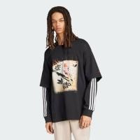ราคา พร้อมส่ง เสื้อยืดแขนยาว Adidas X Korn Long sleeve Black ของแท้ (26720110018)