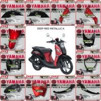 ราคา MERAH FINO 125 2017 BLACK RED SMOOTH BODY COVER ORIGINAL YAMAHA ORIGINAL YGP (45455266495)