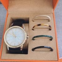 ราคา นาฬิกา เปลี่ยนกรอบ Tory Burch TBW2018 Gigi Quartz Ladies Watch Box Set (36mm) (15081384368)