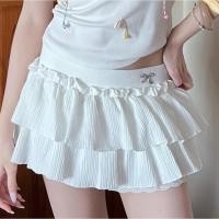 ราคา (New in pack) Cintage♡ CT2101 กระโปรงสั้นlowa3099 สี White(lowa) Size S/M/L (42056746084)