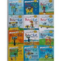 ราคา ks66 2 sets of I can read Phonics Pete the Cat หนังสือมือสอง ปกอ่อน (40078406668)