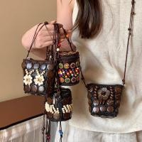 ราคา สไตล์โบฮีเมียนกระเป๋ากะลามะพร้าวหญิงฤดูร้อนวันหยุดทอมือกระเป๋า ผู้สื่อสาร กระเป๋าโทรศัพท์มือถือ (49112672417)