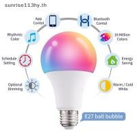 ราคา L&Z 15W Blue-tooth Control หลอดไฟอัจฉริยะ, E27 RGB LED Lamp Dimmable Home Decor. (44562750424)