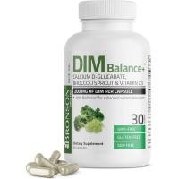 ราคา Bronson DIM Balance+ Calcium D-Glucarate, Broccoli Sprouts และวิตามิน D3 200 MG ของ DIM ต่อแคปซูลรองรับ Estrogen Metabolism และฮอร์โมนสมดุล Non-GMO, 30 มังสวิรัติ (54813380681)