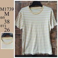 ราคา เสื้อยืด แบรนด์ญี่ปุ่น มือสอง ไซส์ M อก 38 ยาว 26 รหัส M1739 (44178168814)