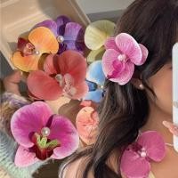 ราคา ฮาวายสีชมพูผีเสื้อกล้วยไม้ดอกไม้กิ๊บติดผมสําหรับวันแม่ผู้หญิงสาวชายหาดวันหยุด ฟาแลนนอปซิส กิ๊บติดผมอุปกรณ์ผมเขตร้อน (40879140823)