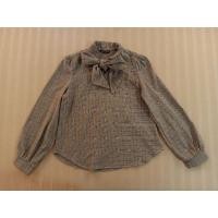 ราคา เสื้อSHEINลายสก็อตคอโบว์ มือสอง (14579593081)