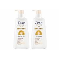 ราคา Dove shampoo Nourishing Oil Care Gold 480.ml. โดฟ เเชมพู ลดผมชี้ฟู ผมนุ่มลื่นสลวย (2185747153)
