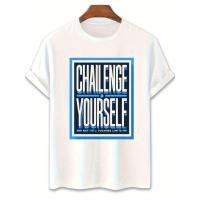 ราคา ผ้าฝ้ายพิมพ์ เสื้อยืดแขนสั้นผู้ชาย เสื้อยืดผ้าฝ้ายที่ระบายอากาศได้ เหมาะสำหรับผู้ชายและผู้หญิง (50254701568)