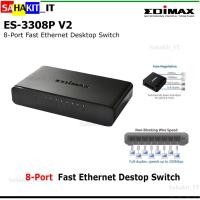 ราคา สวิตซ์ฮับ EDIMAX รุ่น ES-3308P (8-Port) Fast Ethernet Desktop Switch (16367350037)