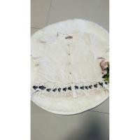 ราคา เสื้อสีขาวแต่งชายระบายลูกไม้ (57262561605)