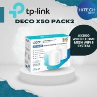 ราคา [ประกัน LT] TP-Link deco x50 pack2 AX3000 Whole Home Mesh Wifi ตัวกระจายสัญญาณ ไวไฟ กิกะบิต HITECHubon (24469169472)