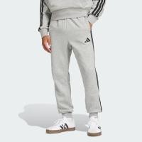 ราคา adidas Lifestyle Essentials 3-Stripes Fleece Pants Men Grey JE6318 (28763116932)