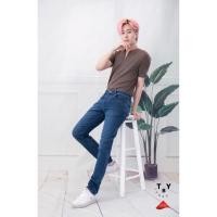ราคา TBY JEANS ยีนส์ทรง Slim สาปซิป TY1611 (20873289544)