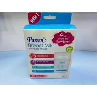 ราคา ถุงเก็บน้ำนม Pureen 4 oz กล่อง 30 ถุง (29807488809)