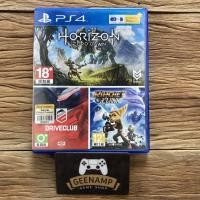 ราคา PS4 [มือ2] Horizon Zero Dawn + DRIVECLUB (R3/ASIA)**มี2เกมส์** (2 GAME) (19211404424)
