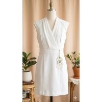 ราคา เดรสสั้นสีขาวงานป้าย ใส่ออกงาน งานบวช งานแต่ง (Size M/L) มือสองสภาพนางฟ้า พร้อมส่ง‼️ (43081499550)