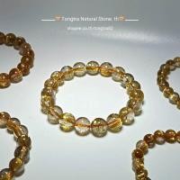 ราคา ไหมทองเกรดAAA+++(Gold Rutilated Quartz) สร้อยข้อมือหิน หินมงคล หินนำโชค (29773302481)