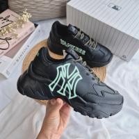 ราคา พร้อมส่ง[ใช้โค้ด30%ลด฿1,000] ของแท้‼️ MLB Bigball Chunky A Neon NY รองเท้าสีดำ logo NY เขียว โลโก้เรืองแสงในที่มืดได้ (29912706614)