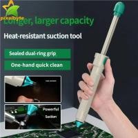 ราคา PIXELBYTE Solder Sucker ปากกา, Ergonomic Grip เปลือกพลาสติก Desoldering ปั๊ม, การกําจัดที่มีประสิทธิภาพที่มีประสิทธิภาพดูดสูญญากาศ Soldering Sucker PCB ซ่อม (48464624646)