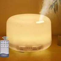 ราคา เครื่องทำให้ชื้น LED เครื่องพ่นน้ําหอม เครื่องพ่นอโรม่า 500mL เครื่องทำความชื้นแบบควบคุมระยะไกล พ่นอโรม่า (24733311983)