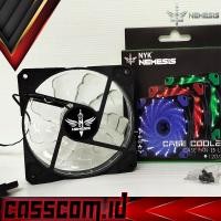 ราคา NYK Nemesis Case Fan 15 LED 120mm - Fan Casing 12cm สีฟ้า (54214699481)