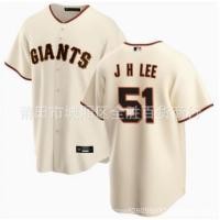 ราคา จัดส่งในวันเดียวกัน!!ชุดเบสบอล San Francisco Giants No. 51 JHLEE Lee Jung เสื้อเจอร์ซีย์หนาปักชุดการแข่งขันผู้ชาย (54263590670)