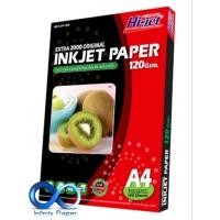 ราคา Hi-jet กระดาษด้านเคลือบพิเศษ A4 หนา120g. 100 แผ่น (8434953115)