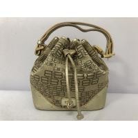 ราคา กระเป๋ามือสอง ของแท้ Balenciaca Paris 070153-002-21 สี Metallic เขียวทอง ผ้าทอ-หนัง ขนาด 7 นิ้ว พร้อมส่ง (16818702155)
