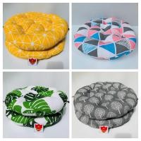 ราคา เบาะรองนั่งเก้าอี้ ทรงกลมหลากสี เบาะรองนั่งผ้าแคนวาส กวาดล้างสีสุ่ม (43150640648)