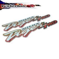 ราคา สติ๊กเกอร์ Sticker HILUX TIGER 4WD สี Orange, Silver Hilux Tiger Sr5 Toyota 2, 4 ประตู ปี2002 - 2005 (8014875039)