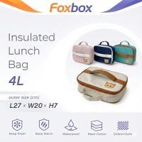 ราคา FOXBOX 4L Insulated Lunch Bag กระเป๋าเก็บความเย็น Bento Bag ฉนวนกันความร้อนถุงอาหารกลางวัน Isothermic Leisure Insulated Coole (53253174405)