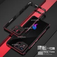 ราคา [ของขวัญฟรี] สําหรับ Asus Rog Phone 8 7 6 5 3 2 Pro Metal Bumper Case Rog8 Rog5S Rog6D Ultimate Casing rog3 Strix Frame Armor Cover (25232570720)