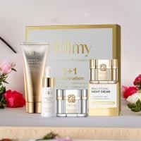 ราคา Hkllmy รุ่น 2023 ชุดใหญ่ 3+1 (4ชิ้น) สกินแคร์บำรุงผิวหน้า สลายฝ้าหน้าใส (25657716555)