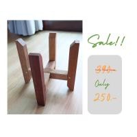 ราคา ลดล้างสต้อค!! ขาตั้งกระถางต้นไม้ ไม้สักเก่า (22647470263)