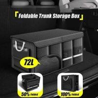 ราคา C Foldable Waterproof Oxford Cloth Trunk Storage Box Large Capacity Car Organizer Portable For Camp (56113663631)
