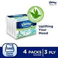 ราคา กระดาษเช็ดหน้า Kleenex Pampering Rose/Green Tea/Citrus/Comfort Care - 3 ชั้น (44s x 4) (45114873554)