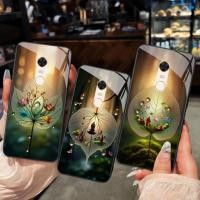 ราคา Xiaomi Redmi Note 3/Redmi Note 4/Note 4X/Redmi 5/Redmi 5 Plus Case กระจกนิรภัยรูปทรงคล้ายใบโพธิ์ บัว สันติภาพ (44030943379)