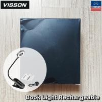 ราคา Visson® Book Light Rechargeable ไฟ LED แบบหนีบ แบบชาร์จได้ ไฟฉาย ไฟอ่านหนังสือ (10806217740)