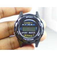 ราคา นาฬิกา Vintage มือสองญี่ปุ่น COMFY QUARTZ ผู้ชาย ทรงกลม กรอบดำ หน้าดำ+LCD ANALOG DIGITAL ไม่มีสาย 40mm (54355412921)
