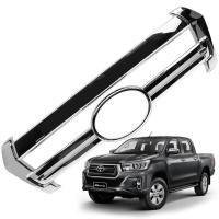 ราคา กรอบกระจังหน้า ครอบกระจังหน้า สีโครเมี่ยม สำหรับ Toyota Hilux Revo Rocco ปี 2018-2019 (10738944837)
