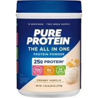 ราคา Protein AllIn Powder Vanilla Whey & Collagen Fiber s No Added Sugar NonGMO Gluten 1.25lb (47714449936)