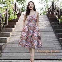 ราคา เดรสผ้าทอ งานป้ายOrange Juice (1306355060)