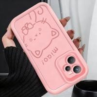 ราคา ปลอก Hp สําหรับ Realme C35 C33 C31 Narzo 50A Prime Case cat line wink Silicone Case Cesing Softcase วัสดุหนา Kesing (49211292621)
