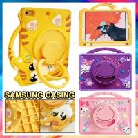 ราคา ขาตั้งหมุนได้ 360 องศาเด็กปลอดภัยน่ารัก 3D Cat ซิลิโคนอ่อนนุ่มลายการ์ตูนกันกระแทกแท็บเล็ตพร้อมที่ใส่ดินสอสําหรับ Samsung Galaxy Tab A9 SM-X110 X115 X117 A9 Plus X210 X216B X218U A7 Lite 8.7 T220 T225 