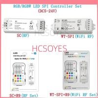 ราคา SKYDANCE RGB/RGBW LED SPI Controller ชุด WT-SPI + R9/SC + R9 DC5V-24V WS2811 Ws2812 Ws2815 SK6812 RGB/RGBW LED Strip โมดูลพิกเซล (47057482925)