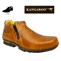 ราคา รองเท้าหนังจิงโจ้/สไตล์ไลฟ์/ซิปคู่/kasut Kulit KANGAROO 8613 (41580651939)