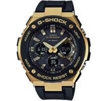 ราคา Casio G-Shock นาฬิกาข้อมือผู้ชาย สายเรซิ่น รุ่น GST-S100G,GST-S100G-1A - สีดำ/ทอง (283186843)