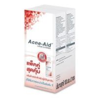 ราคา Acne-Aid Liquid Cleanser 100 ml แอคเน่–เอด ลิควิด คลีนเซอร์ แพคคู่ สุดคุ้ม Acne aid acneaid สีแดง (1386585860)