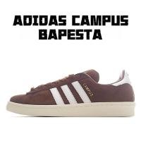 ราคา Adidas New Originals x BAPE Campus 80s IF3379 ลื่นสไตล์วินเทจแฟชั่นต่ำด้านบนกีฬารองเท้าลำลอง แท้100%ผู้ชายผู้หญิงEU36-45 (18595051530)